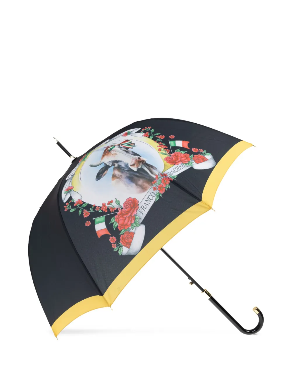 Moschino Paraplu met print Zwart