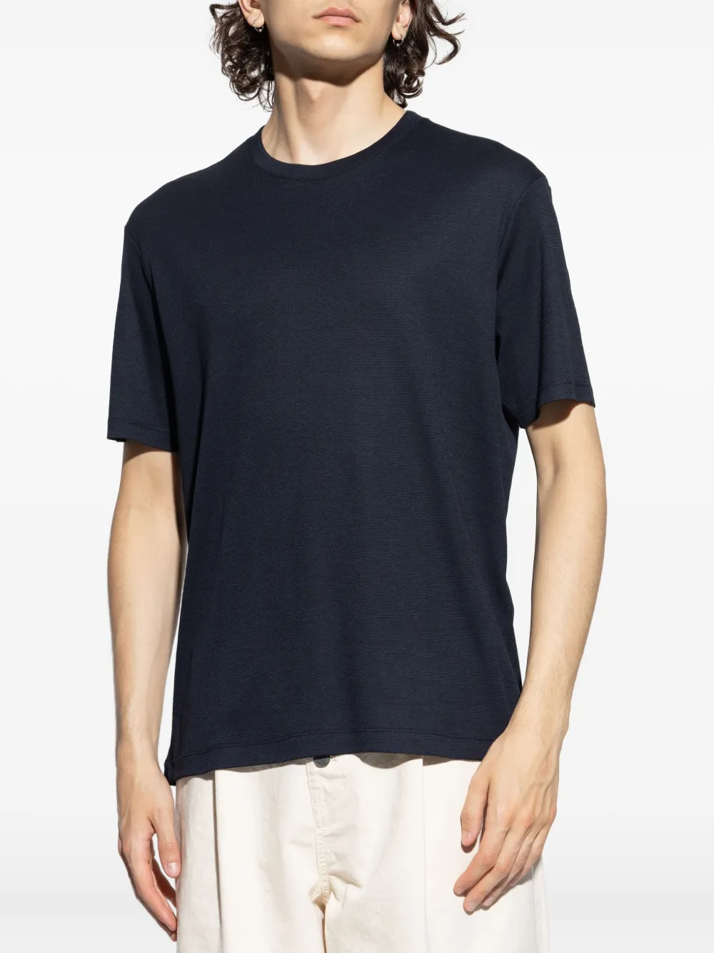 Paul & Shark Katoenen T-shirt met ronde hals Zwart