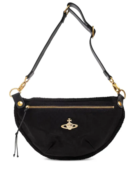 Vivienne Westwood 土星缀饰拉链开合手提包