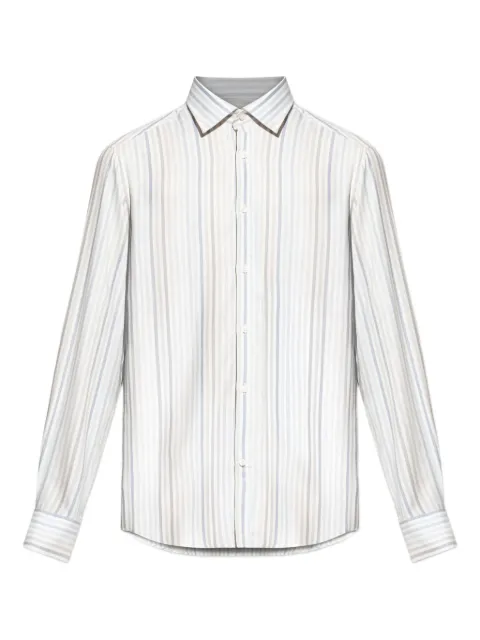 Paul & Shark striped long-sleeve shirt