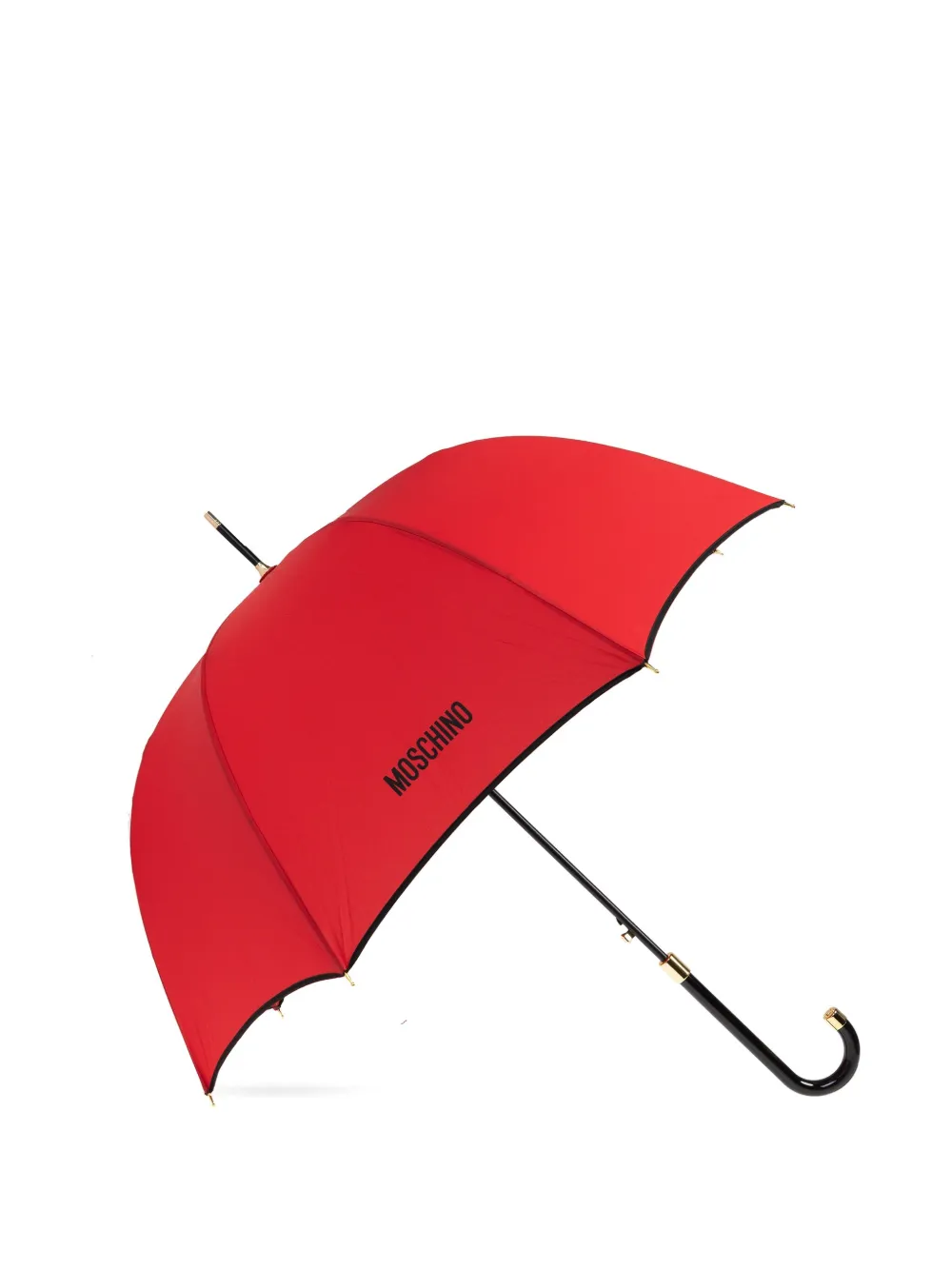 Moschino cow-print umbrella Rood