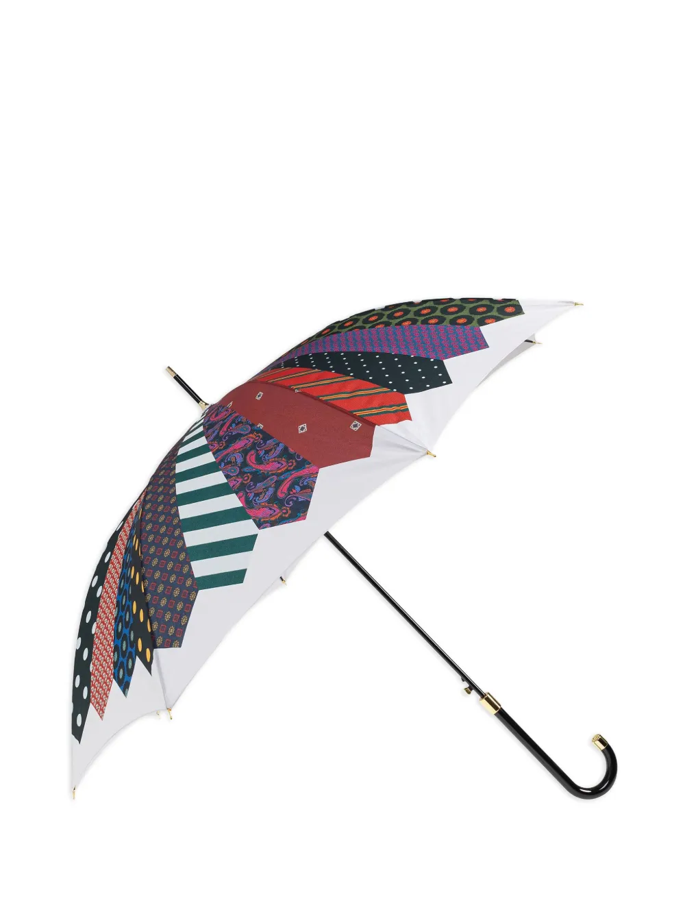 Moschino tie-print umbrella Rood