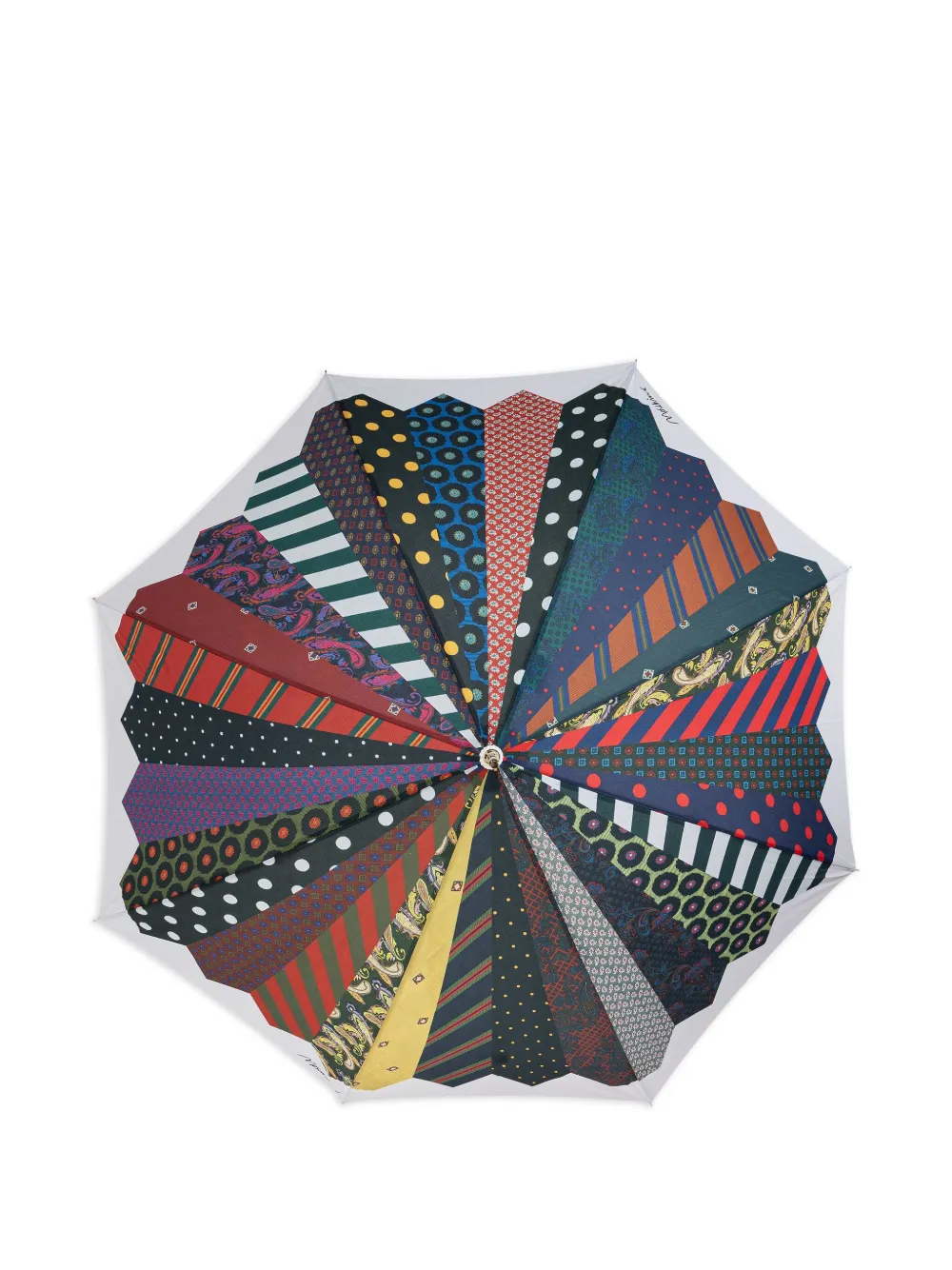 Moschino tie-print umbrella Rood