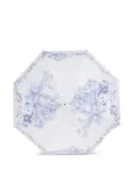 Moschino sketch-print umbrella - White