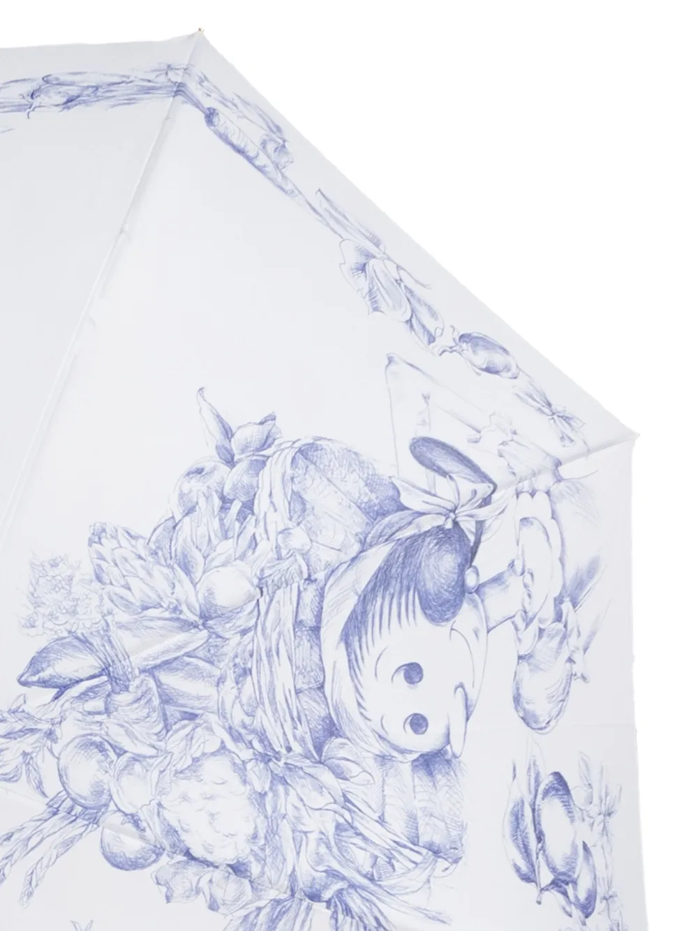 Moschino sketch-print umbrella Wit