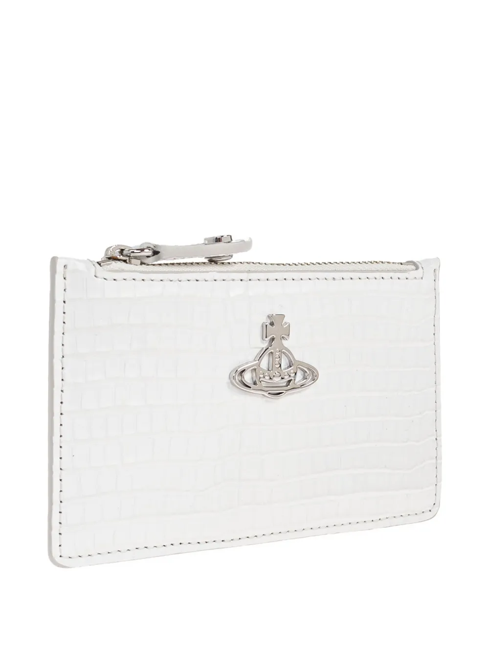 Vivienne Westwood Orb-embellished card holder Wit