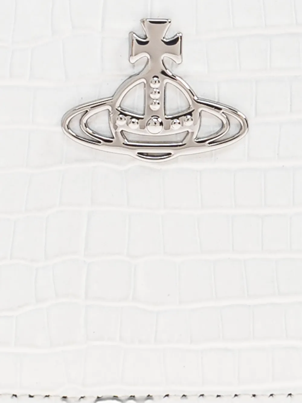 Vivienne Westwood Orb-embellished card holder Wit