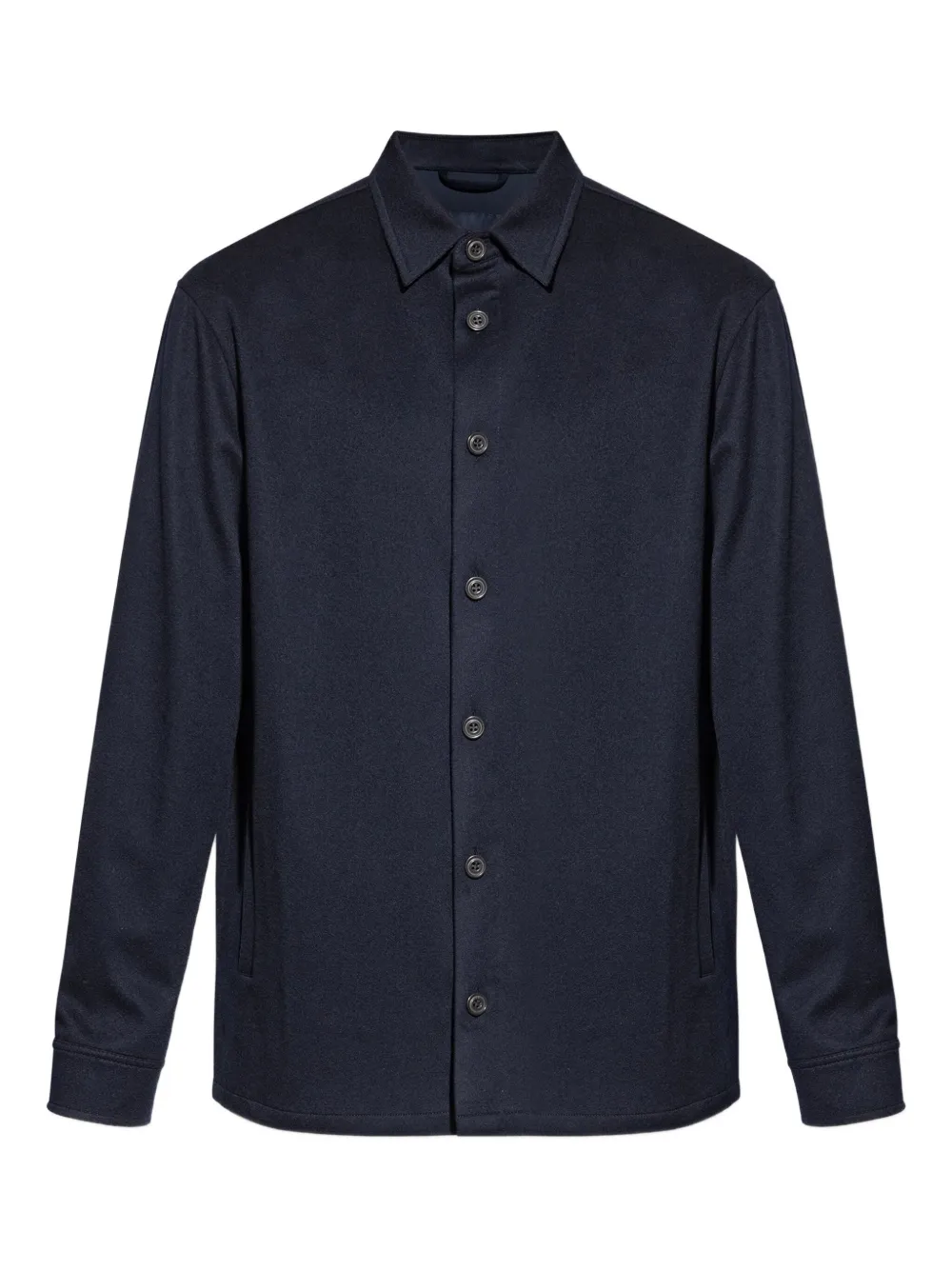 Paul & Shark Buttoned-up Overshirt In Blue