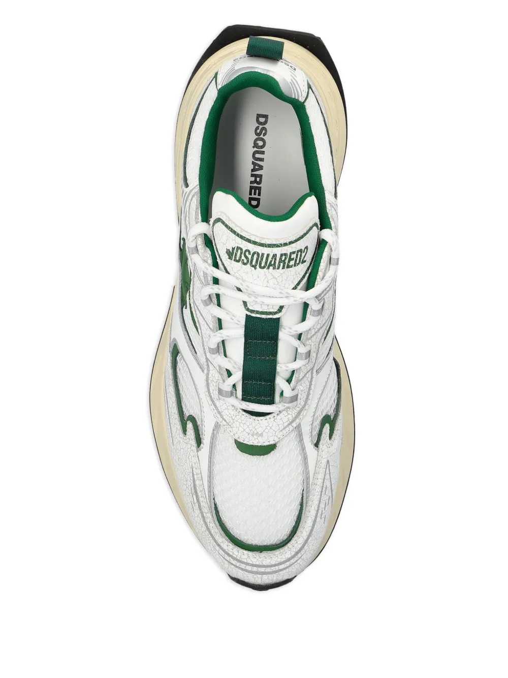 DSQUARED2 leaf-details sneakers White