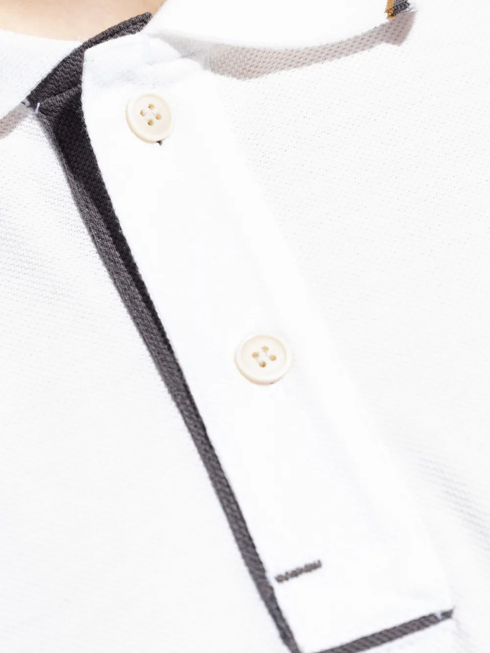 Paul & Shark Poloshirt met gestreepte kraag Wit