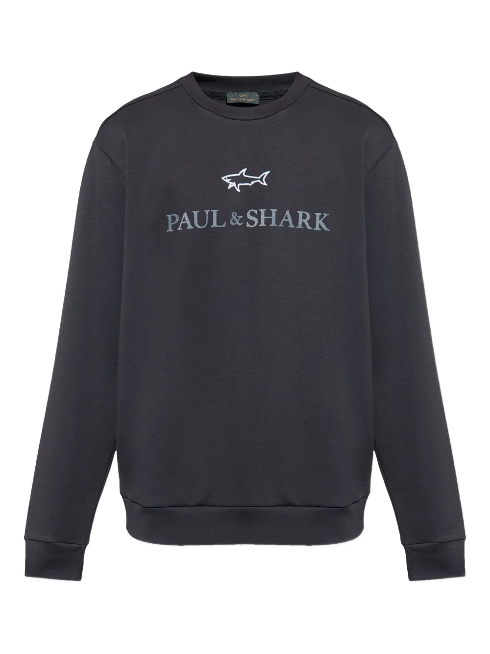 Paul & Shark Katoenen sweater met haaienlogo Zwart
