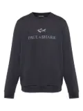 Paul & Shark shark-logo cotton sweatshirt - Black