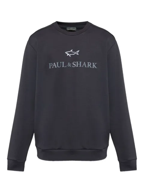 Paul & Shark shark-logo cotton sweatshirt