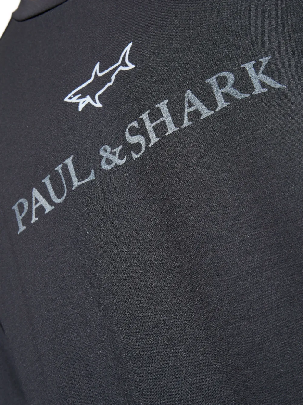 Paul & Shark Katoenen sweater met haaienlogo Zwart