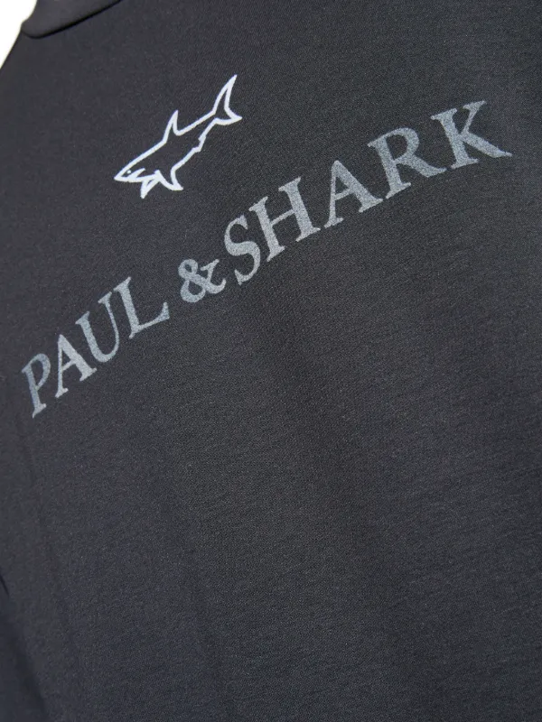Paul Shark Sudadera Con Logo De Tiburón Negro FARFETCH AR
