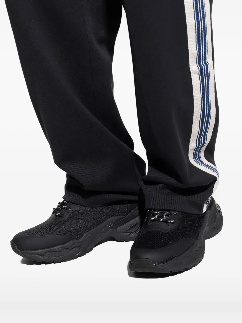 Dsquared2 Lace-up Chunky Sneakers In Black