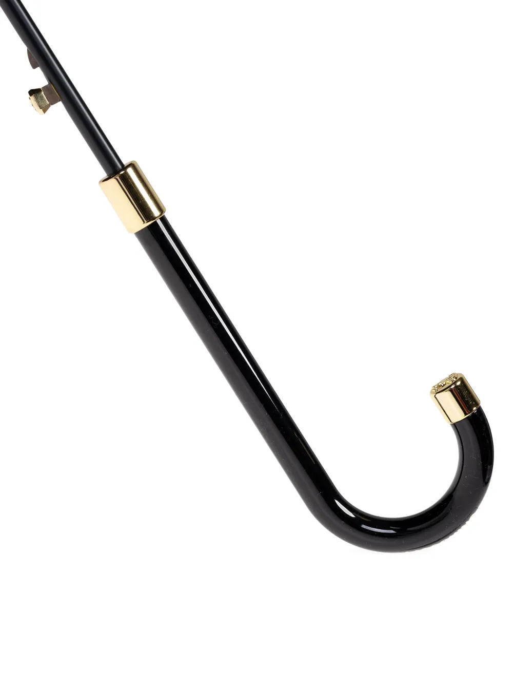 Moschino lettering umbrella Zwart