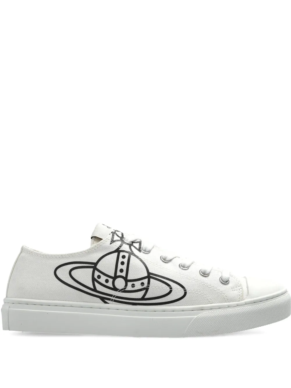 Vivienne Westwood orb-print lace-up pumps White