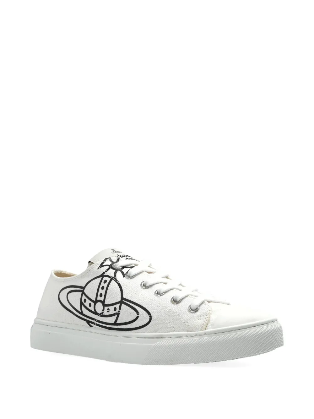 Vivienne Westwood orb-print lace-up pumps White