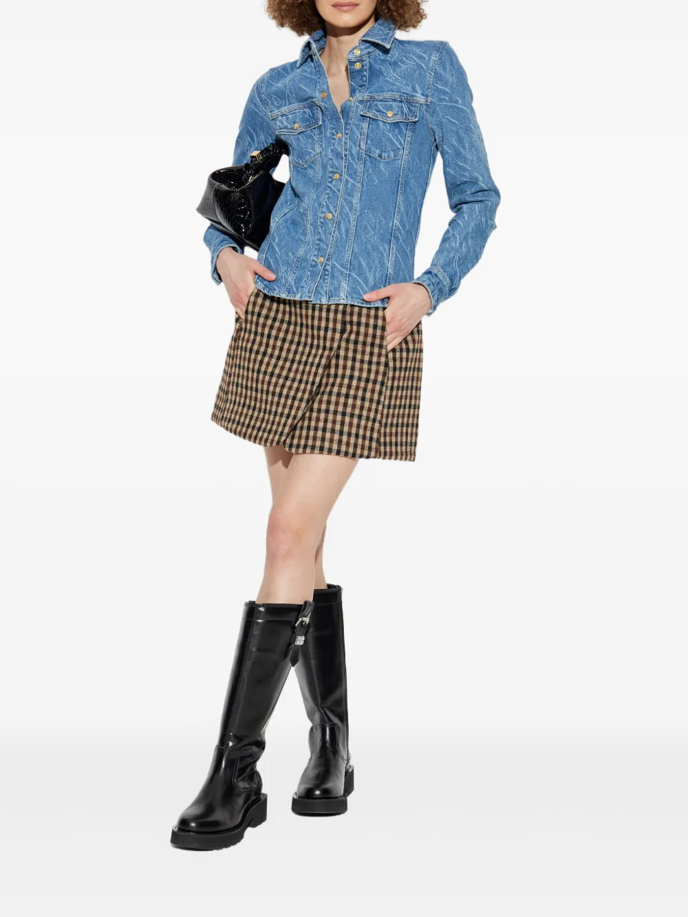 GANNI Denim blouse - Blauw