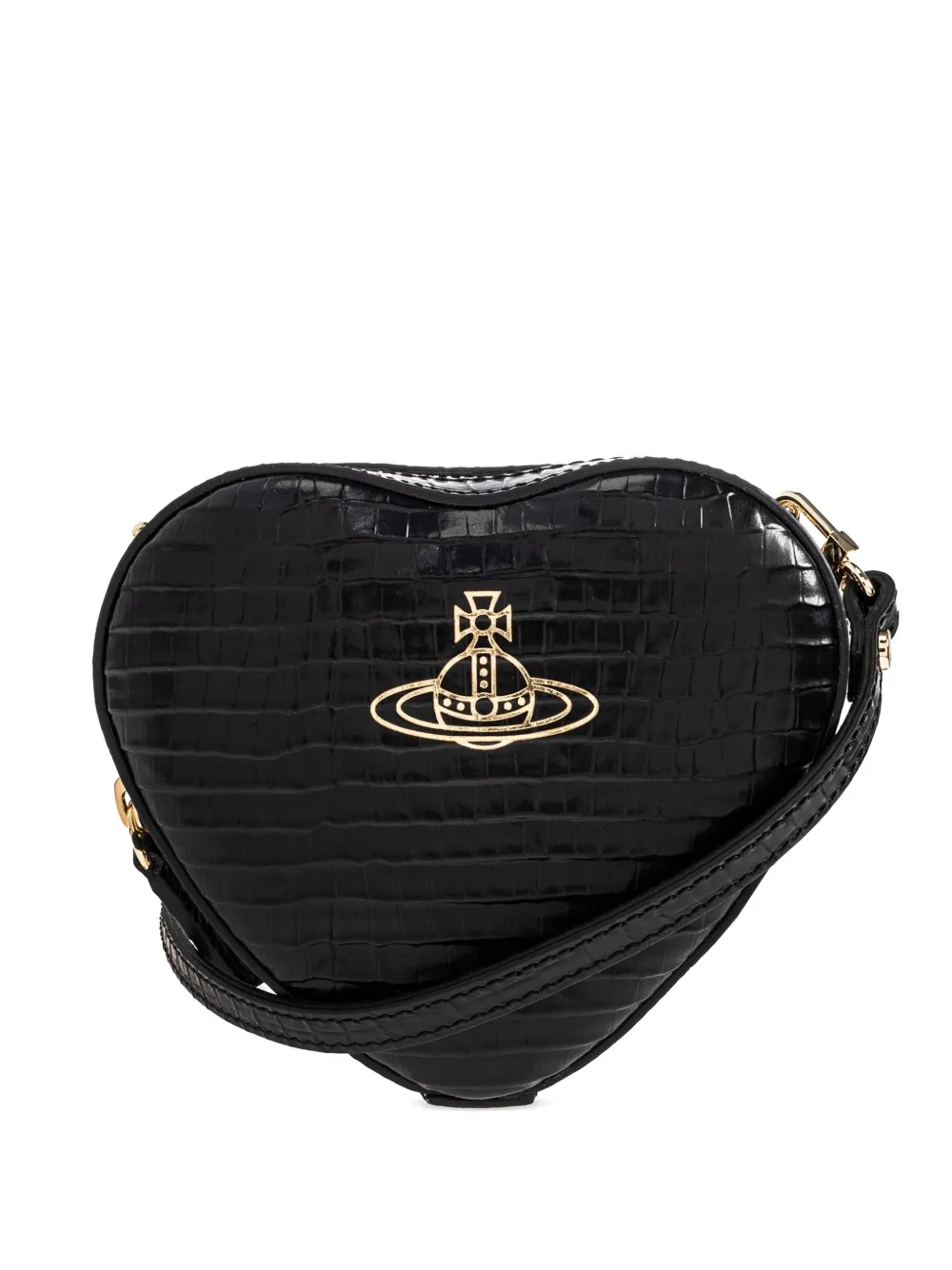 Vivienne Westwood Hartvormige crossbodytas Zwart