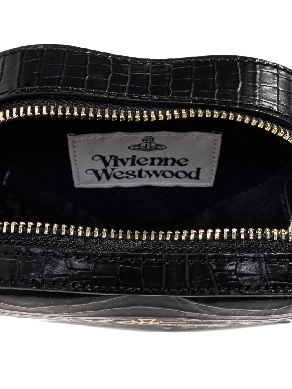 Vivienne Westwood Hartvormige crossbodytas Zwart