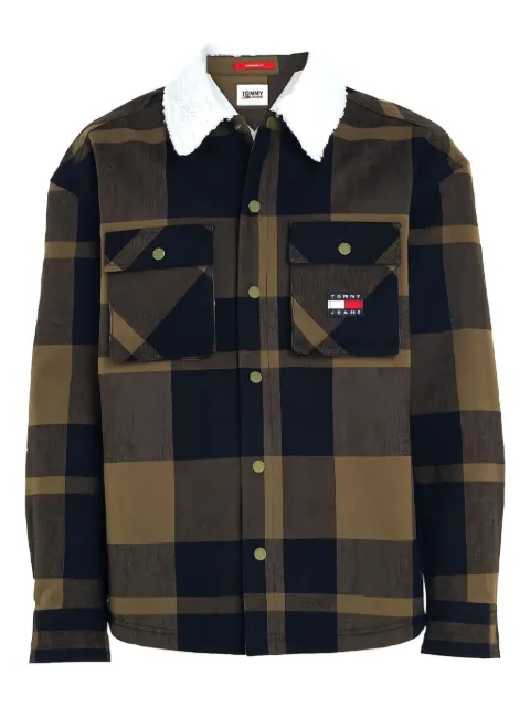 Tommy Hilfiger check-pattern shirt jacket