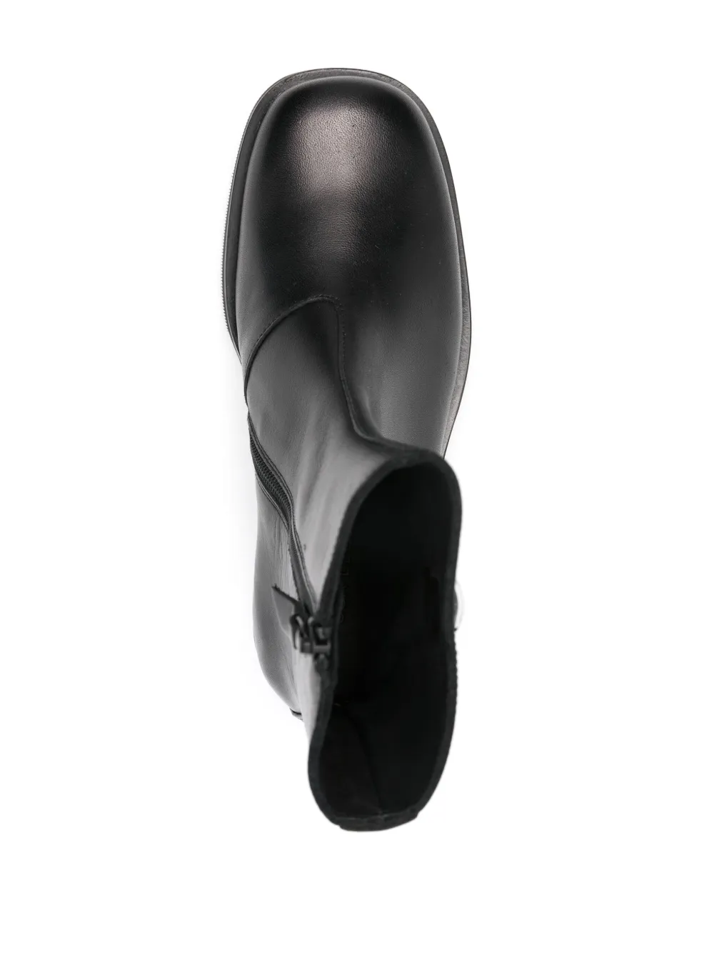 OUR LEGACY Camion leren enkellaarzen Zwart