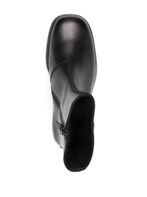 OUR LEGACY Camion Leather Ankle Boots | Black | FARFETCH IN