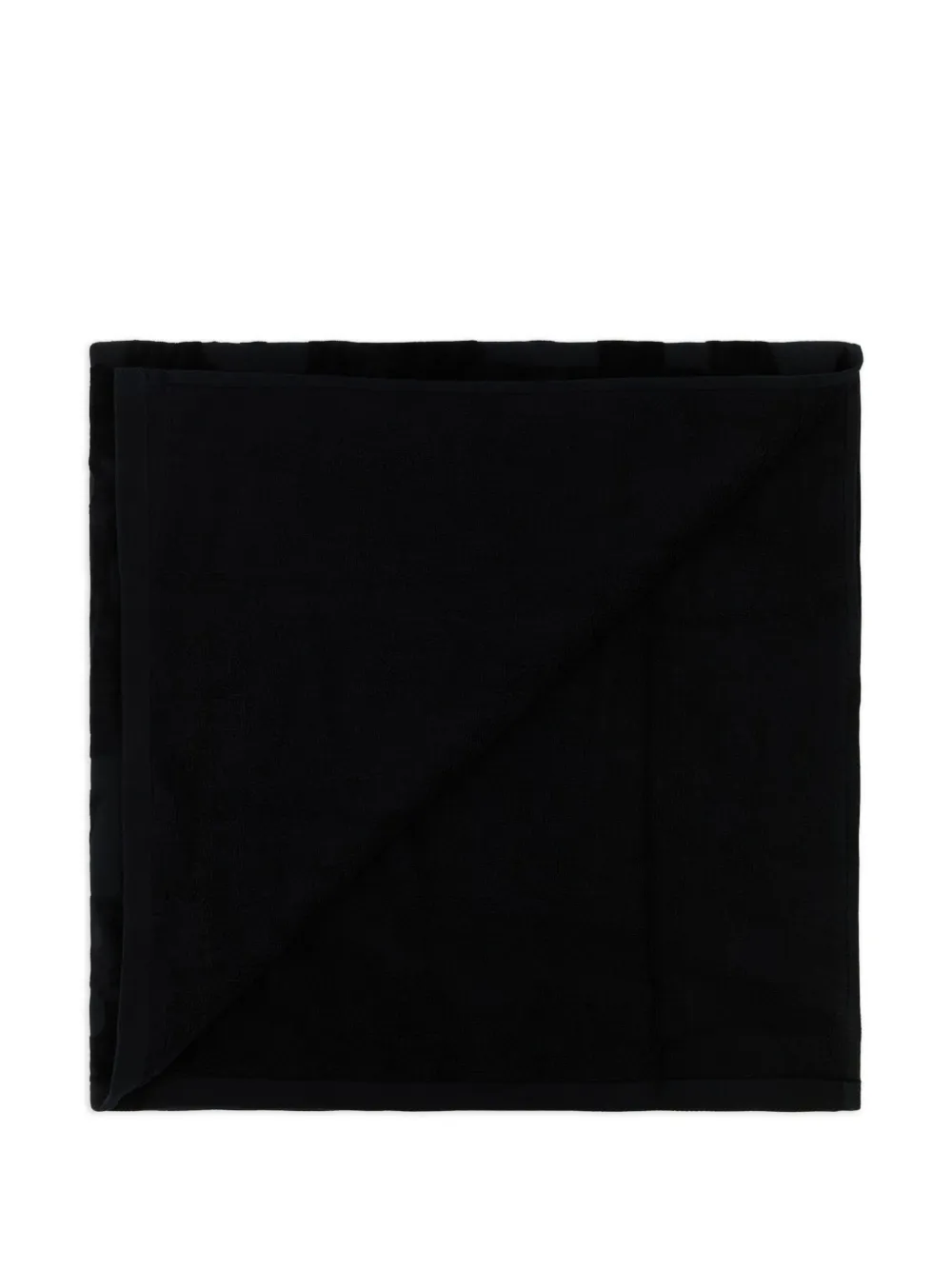 BALR. logo-jacquard towel | Black | Image 1