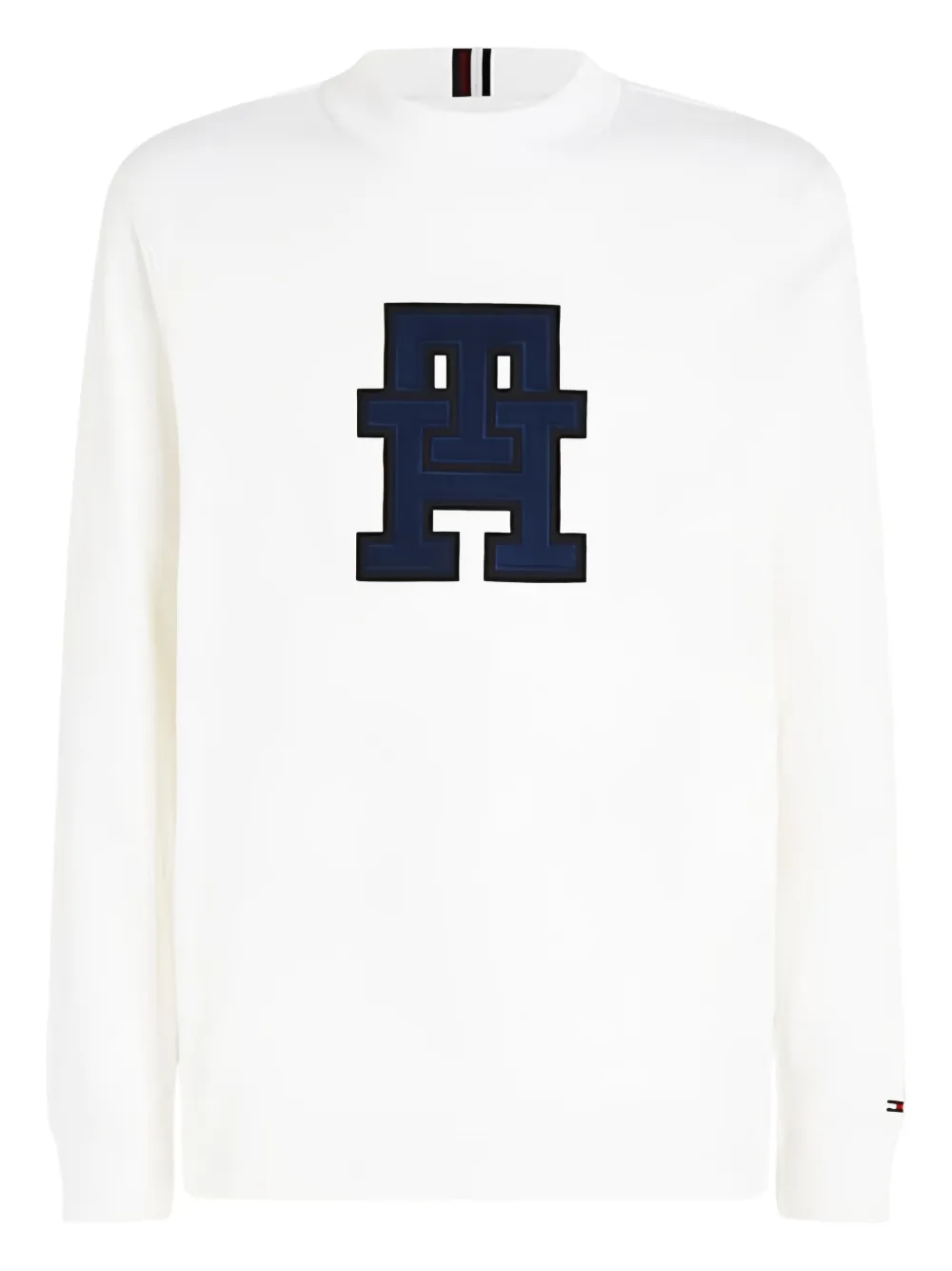 Tommy Hilfiger graphic-patch long-sleeve T-shirt | White | Image 1