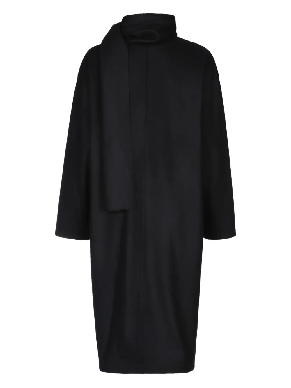 Harris Wharf London Cappotto con sciarpa - Nero