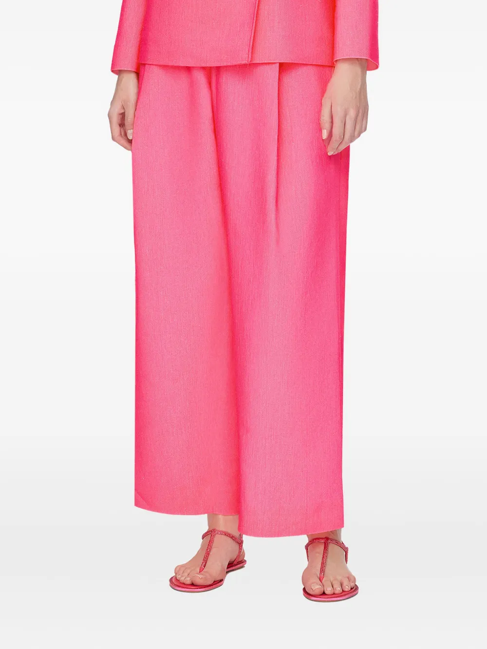 Mira Mikati High waist straight broek Roze