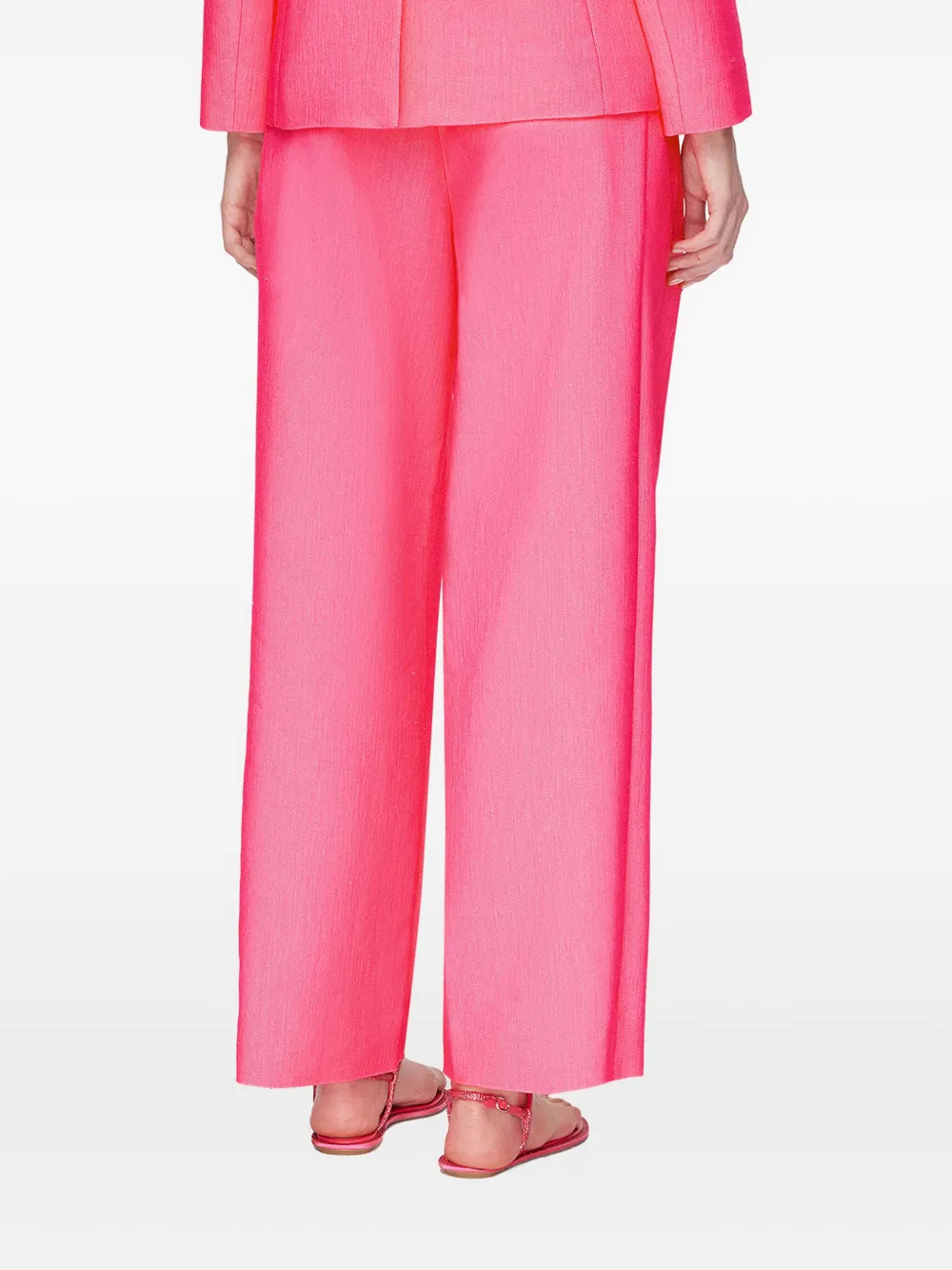 Mira Mikati High waist straight broek Roze