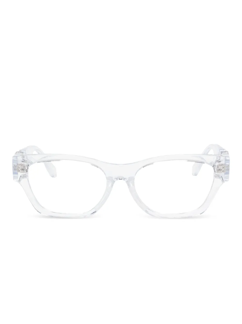 Versace Kids Medusa verfraaide bril met rechthoekig montuur Beige