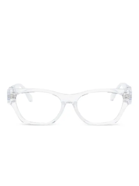 Versace Kids Medusa-embellished rectangle-frame glasses