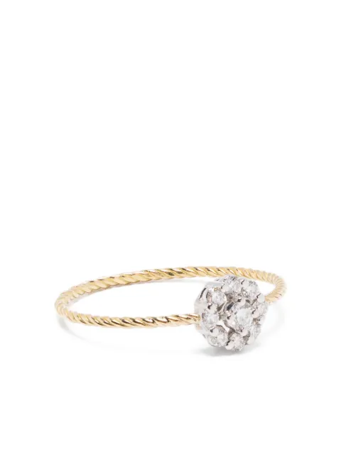Wouters & Hendrix Gold 18kt yellow gold diamond ring