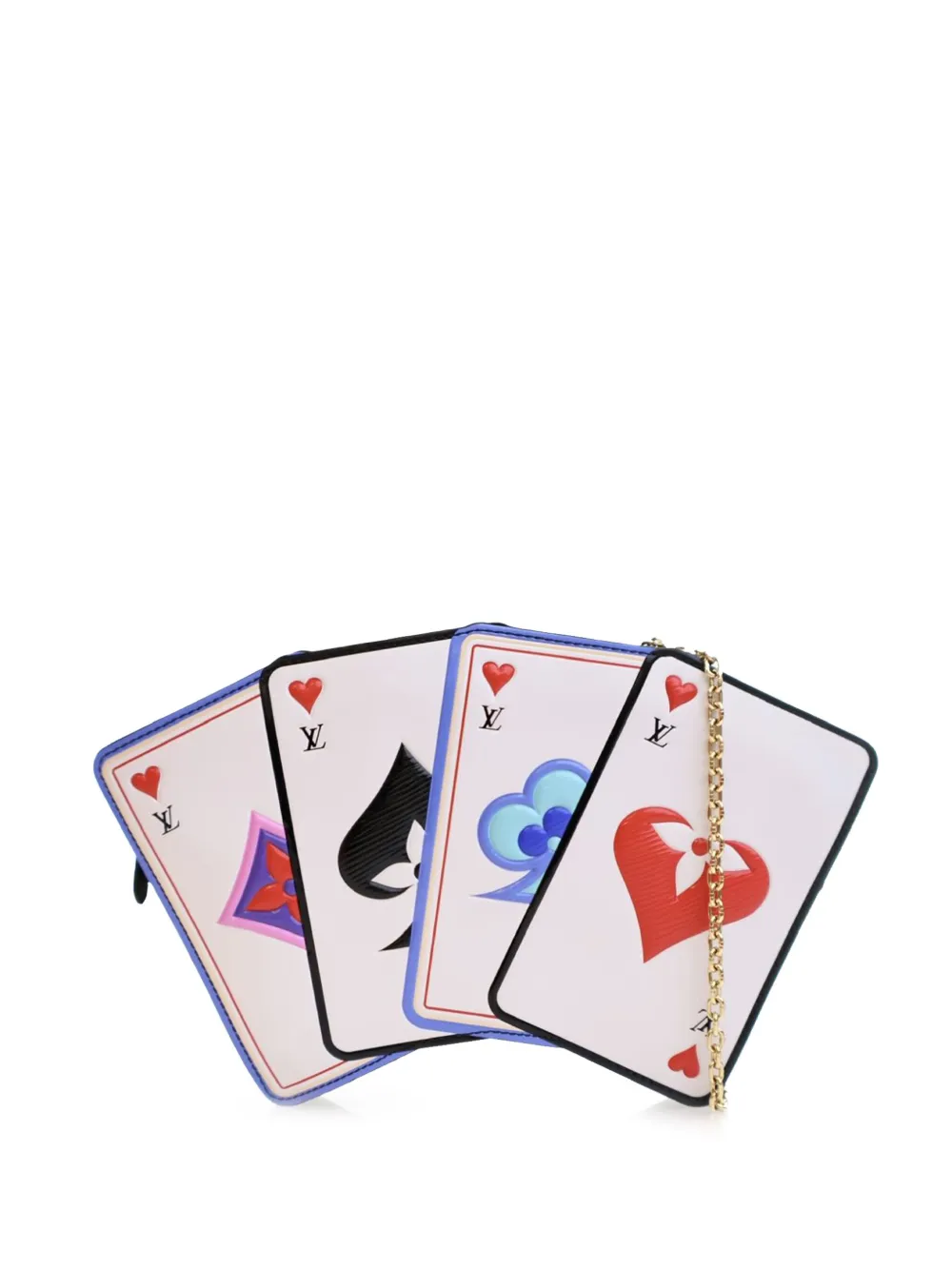 Louis Vuitton Pre-Owned 2020 Monogram and Leather Game on Heart Louis Vuitton Pre-Owned 2020 Monogram and Leather Game on Heart