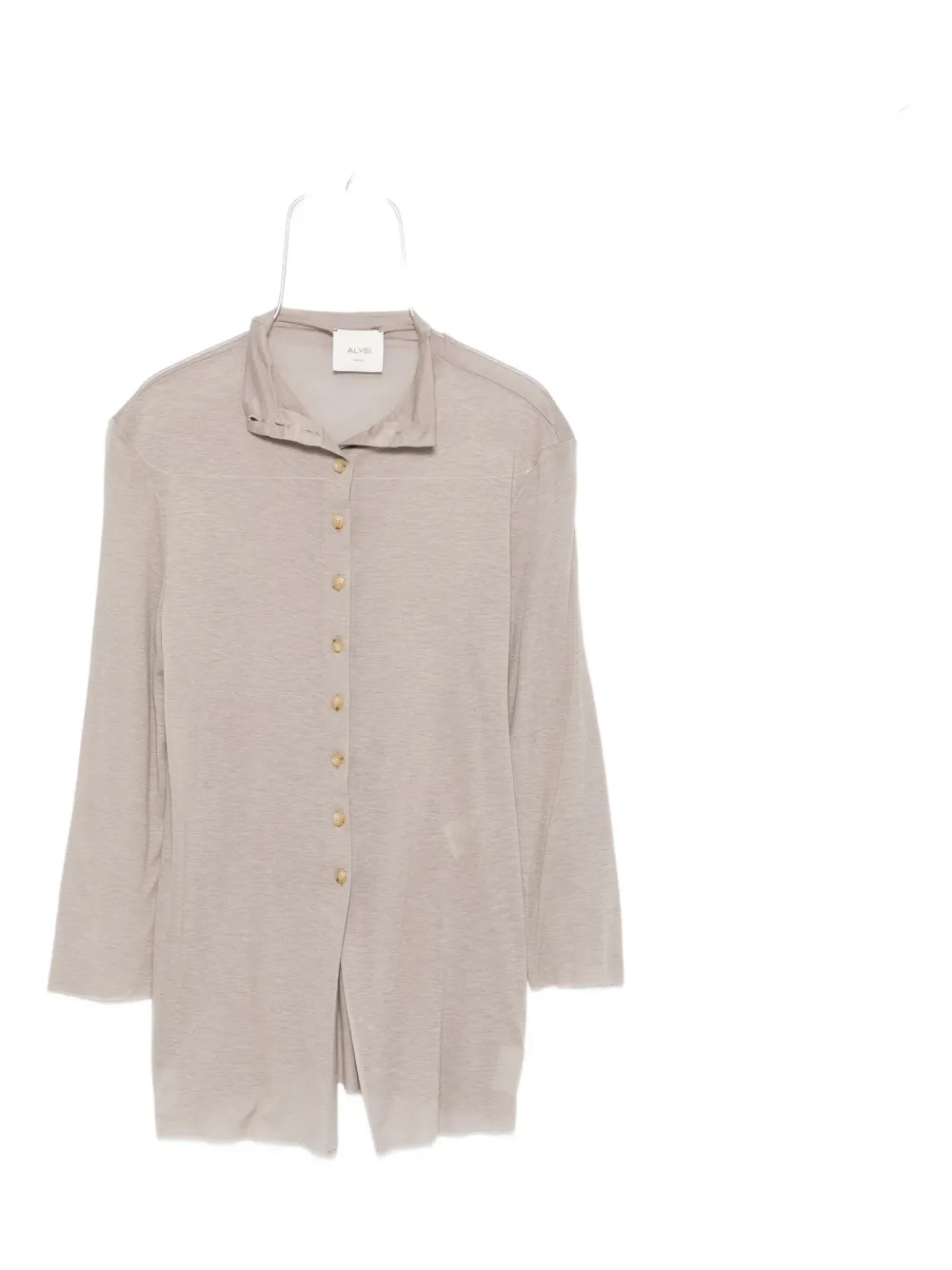 Alysi fine-knit top Bruin