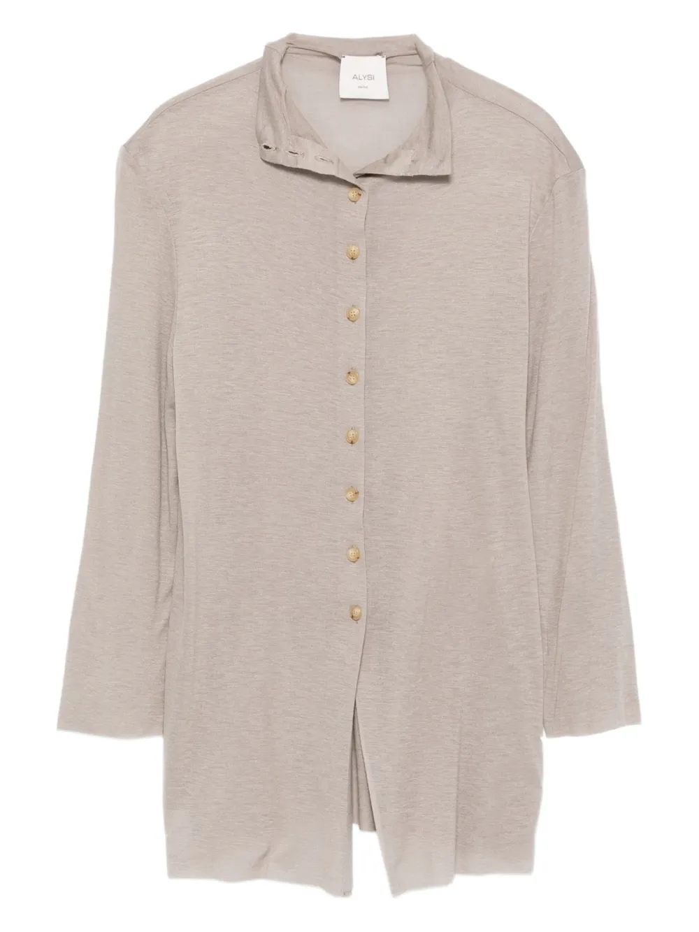 Alysi fine-knit top Bruin