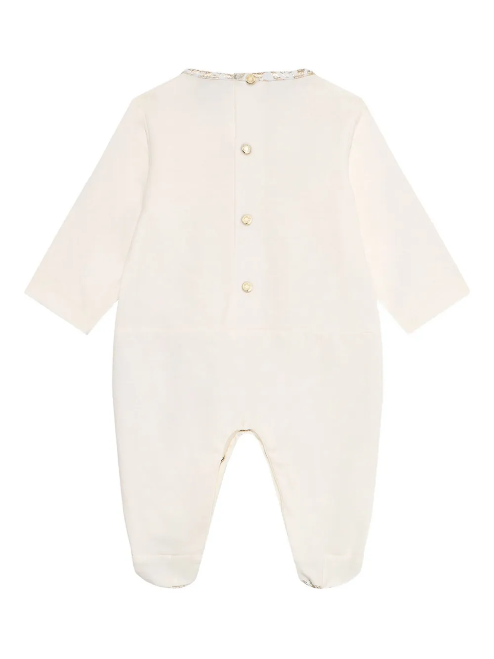 Roberto Cavalli Romper en muts met logo Beige