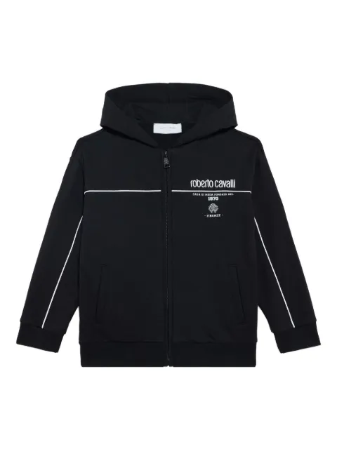 Roberto Cavalli logo hoodie