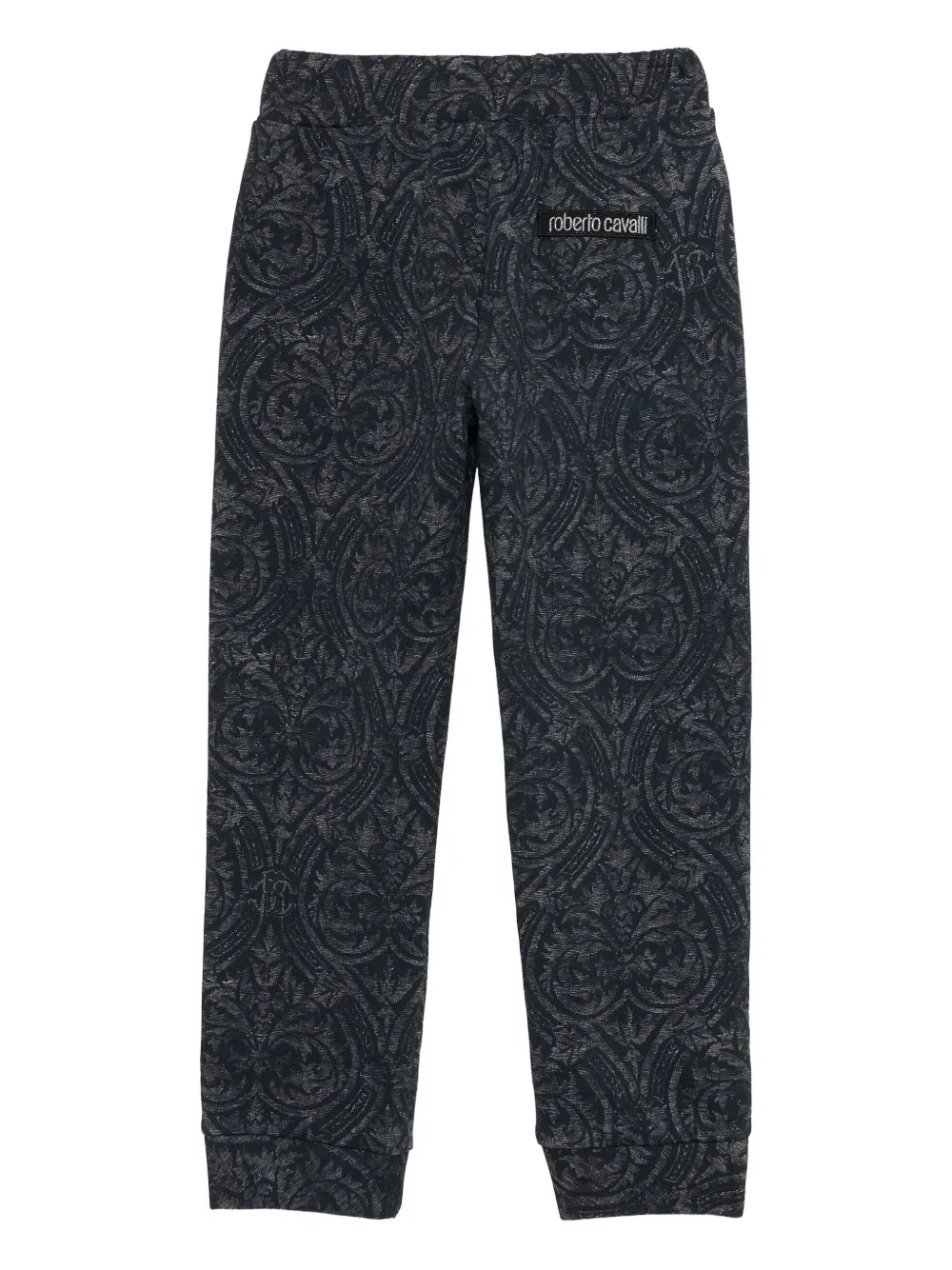 Roberto Cavalli floral-print track-pants | Black | Image 1