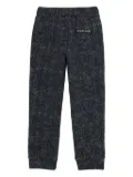 Roberto Cavalli floral-print track-pants - Black