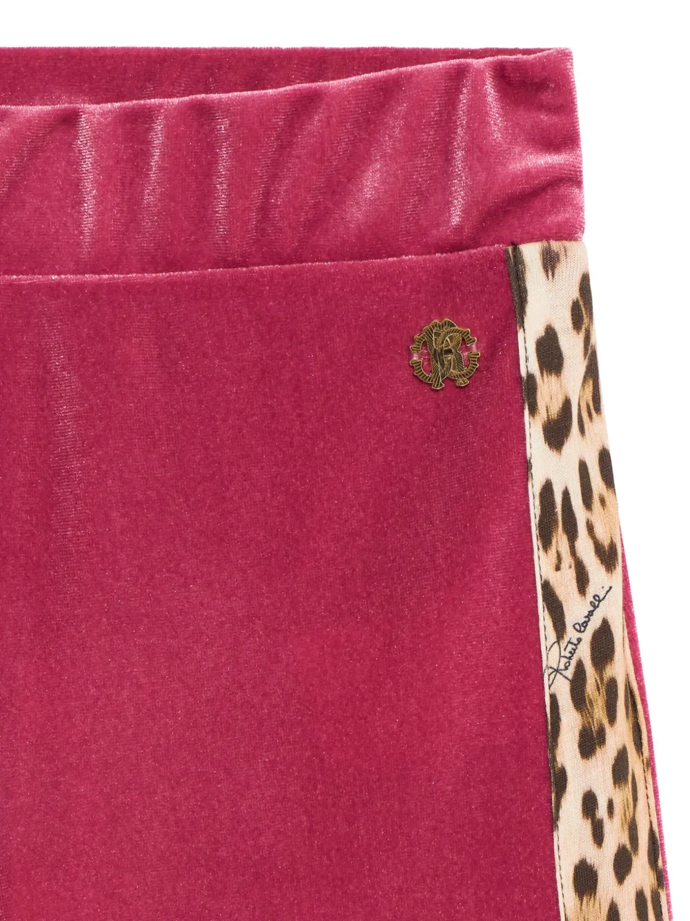 Roberto Cavalli Junior Broek met luipaardprint Roze