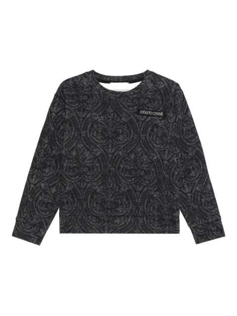Roberto Cavalli damask-print sweatshirt