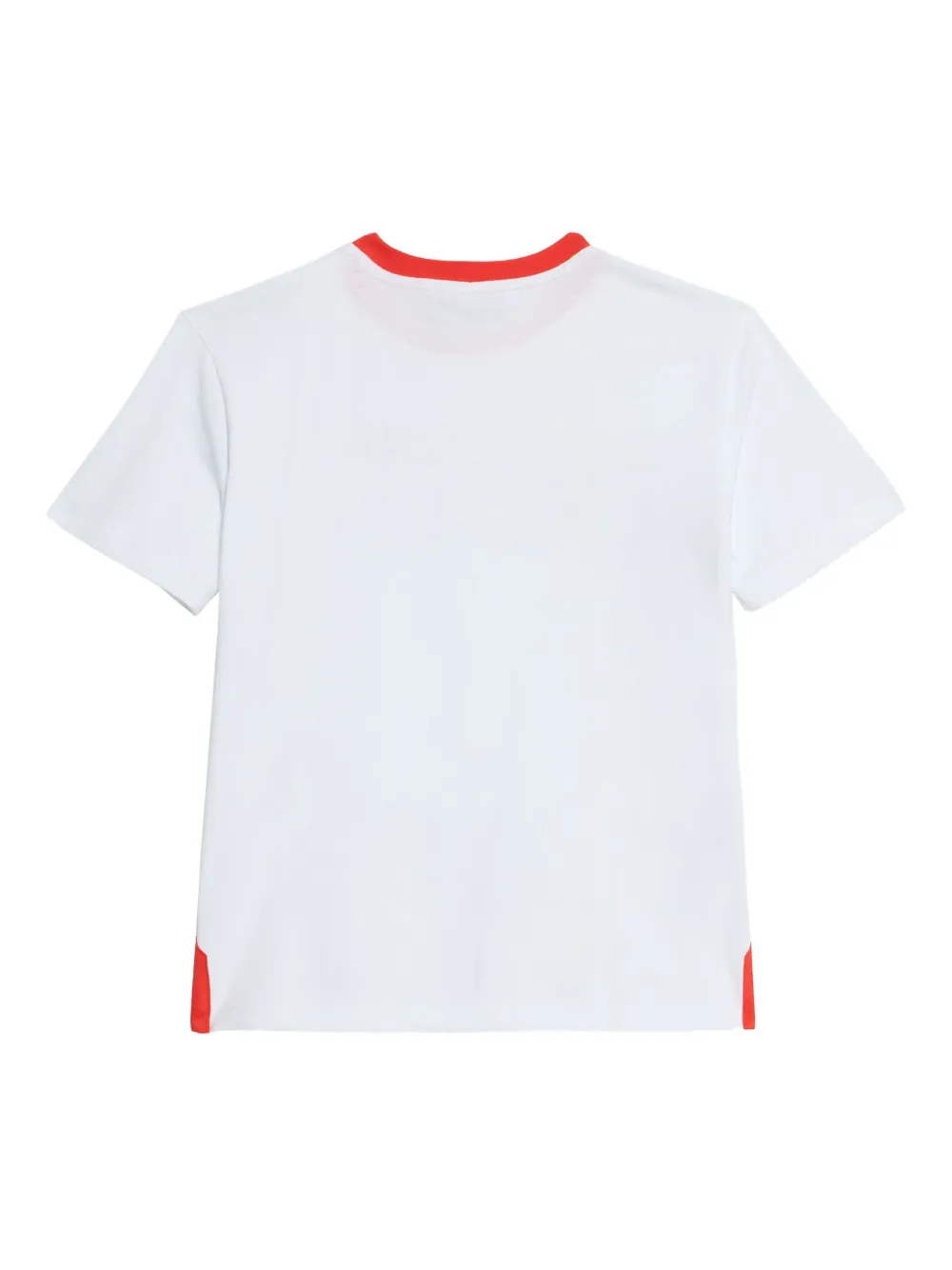 Roberto Cavalli T-shirt met tijgerprint en vlakken Wit