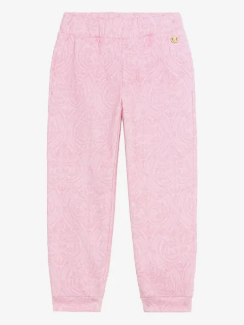 Roberto Cavalli Junior damask-print track pants