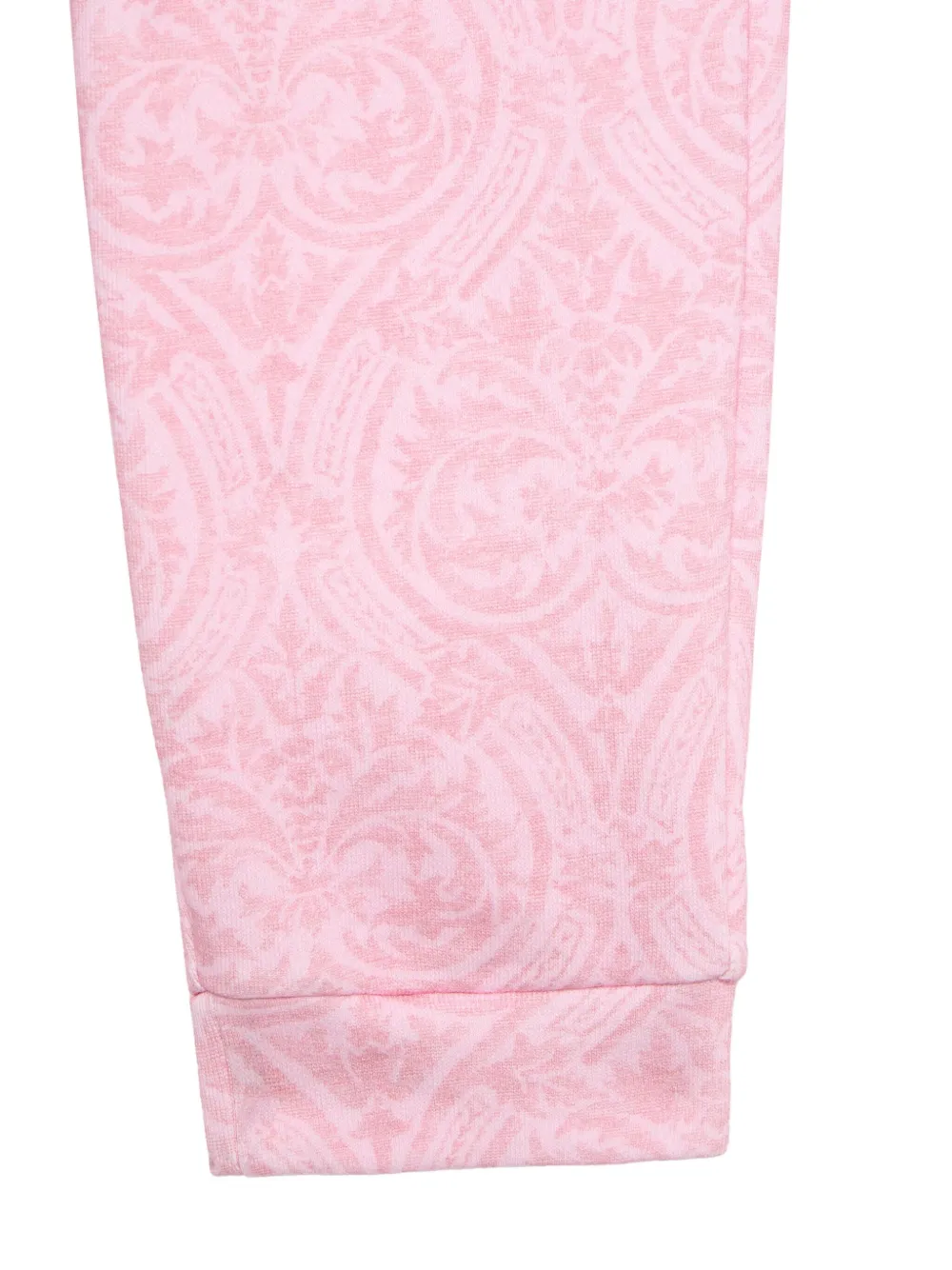 Roberto Cavalli Junior Trainingsbroek met damask-print Roze
