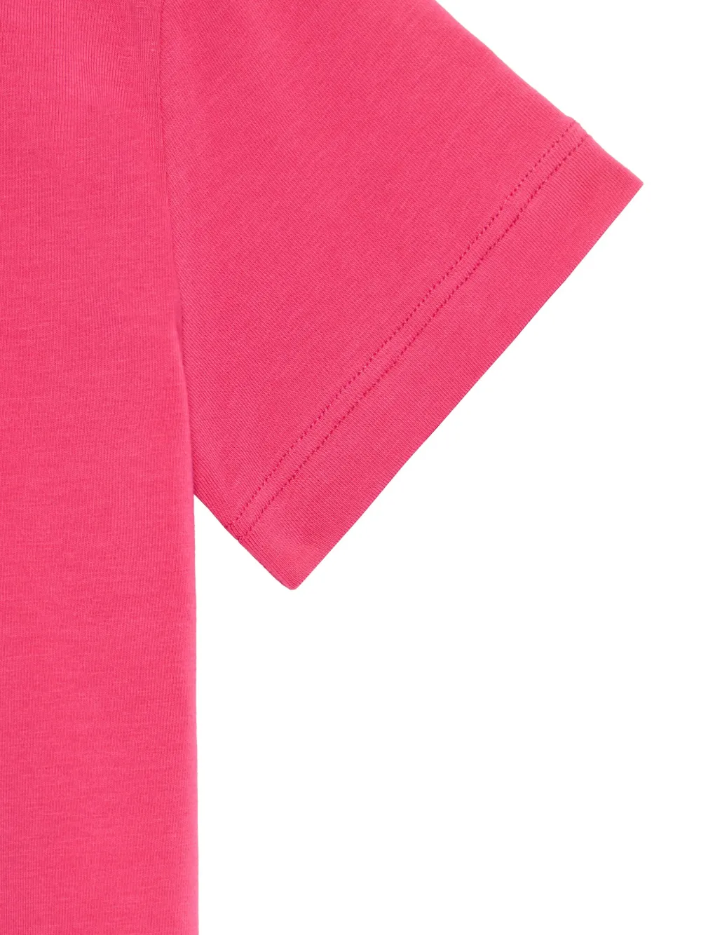 Roberto Cavalli Junior T-shirt met geborduurd logo Roze